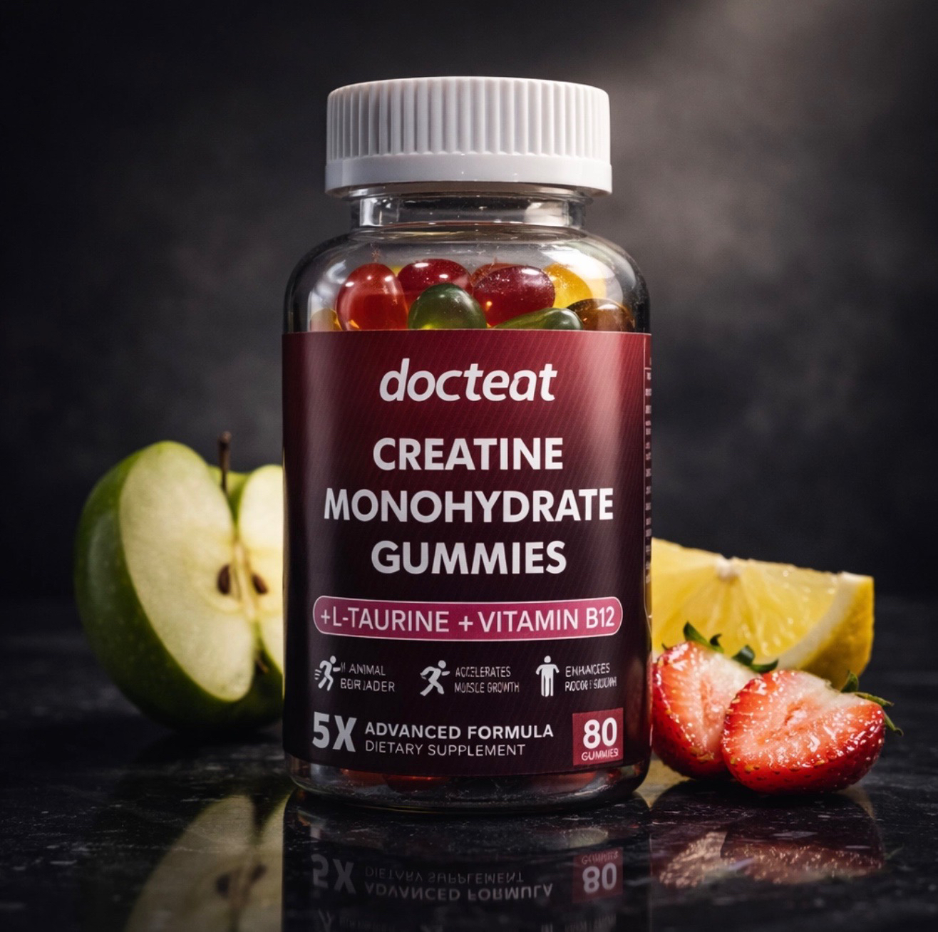 Docteat Creatine Gummies Mixed Berry